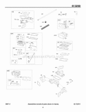 Carburetor Mixer Intake Elbows Intake Manifold Diagram and Parts List for 613275-1155-B1  Briggs and Stratton Engine